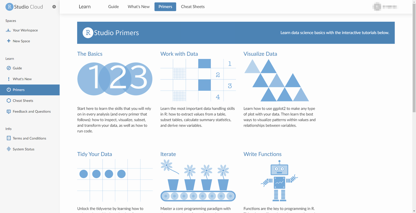 RStudio Cloud, beta